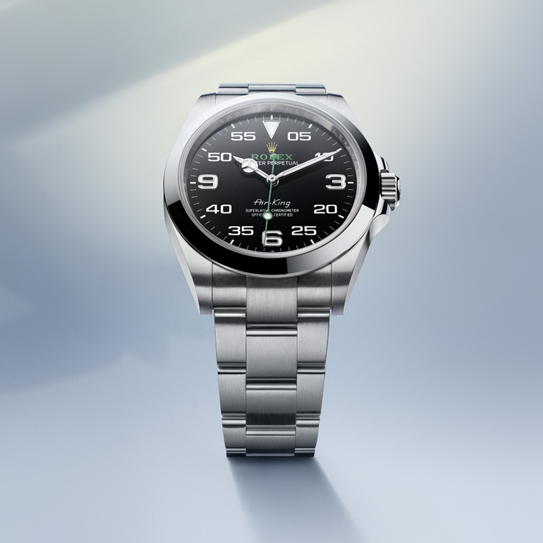rolex Air-King in Oystersteel, M126900-0001 - Globaltimepieces