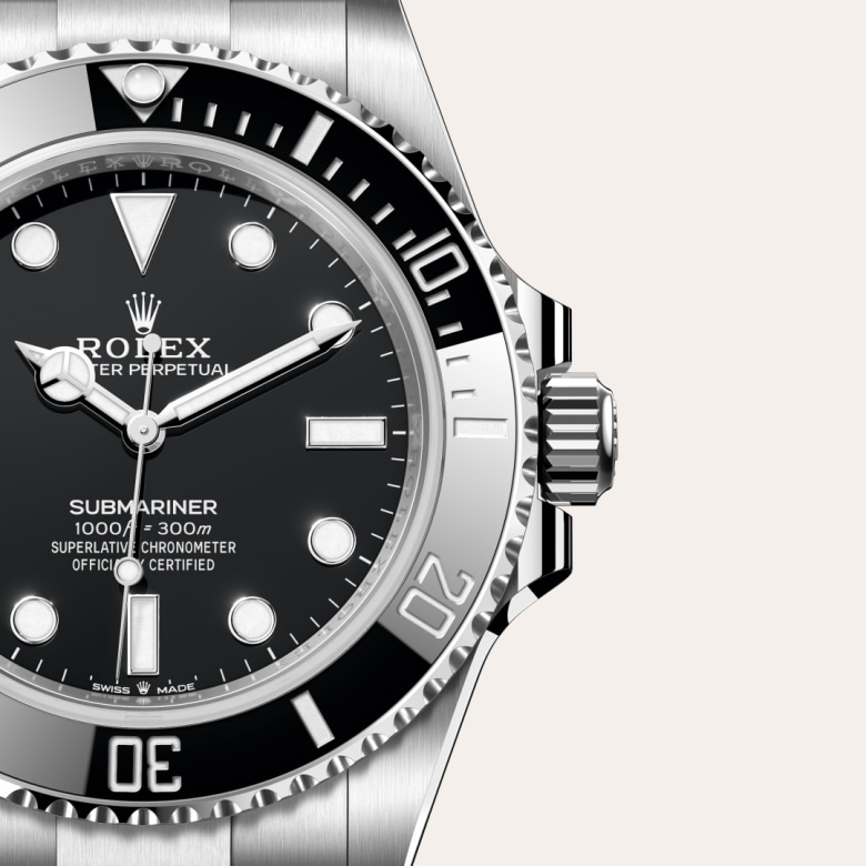 rolex Submariner in Oystersteel, M124060-0001 - Globaltimepieces