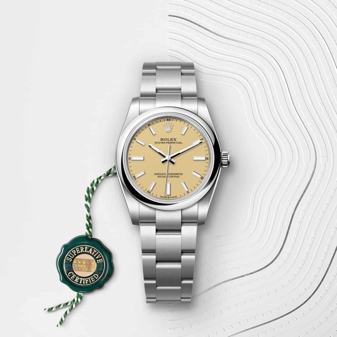 rolex Oyster Perpetual in Oystersteel, M124200-0007 - Globaltimepieces
