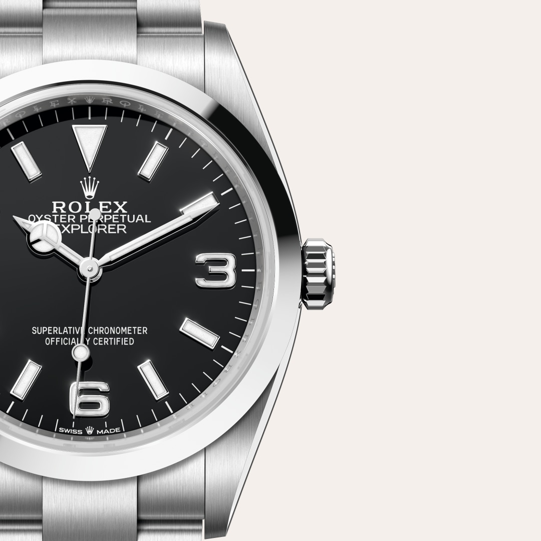 rolex Explorer in Oystersteel, M124270-0001 - Globaltimepieces