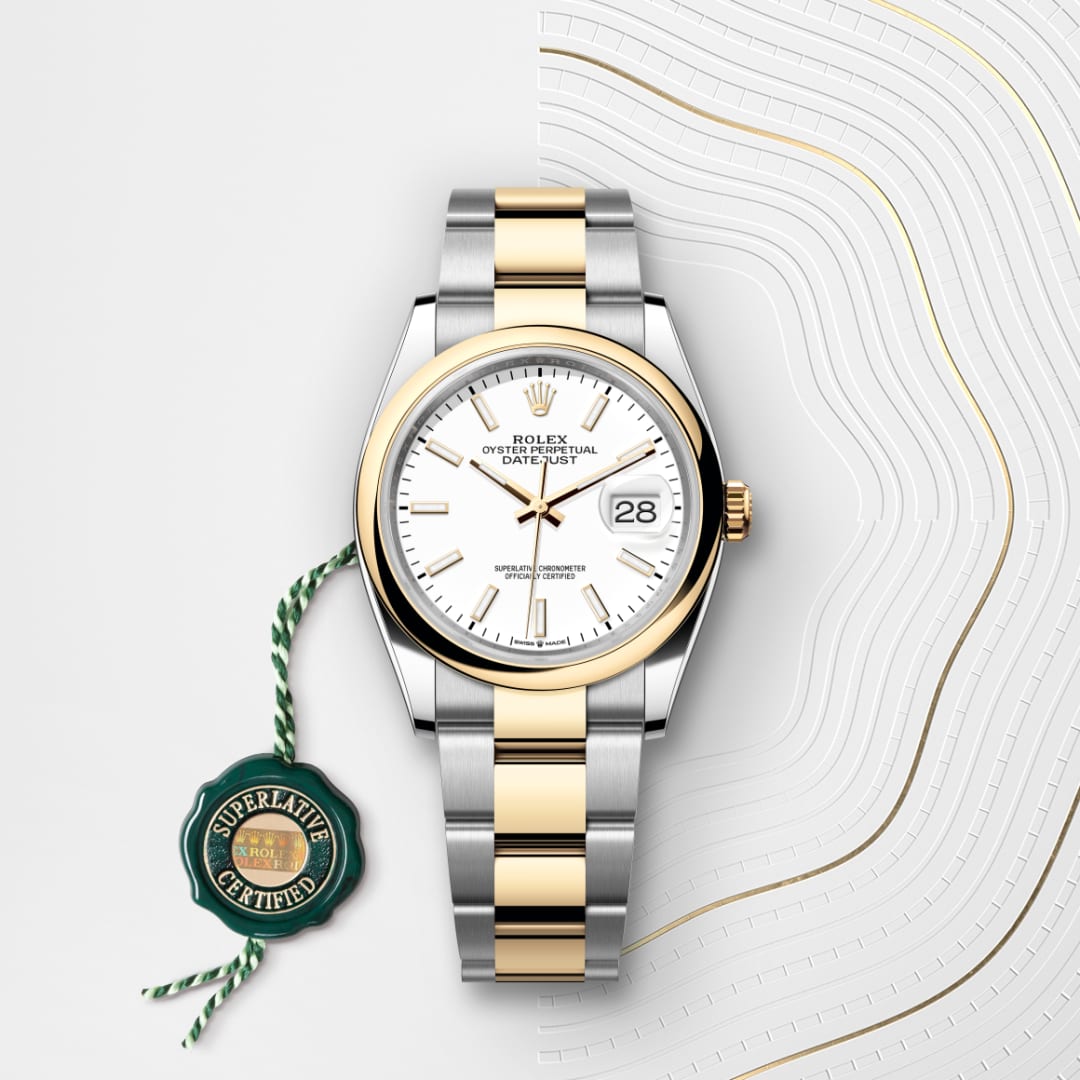 rolex Datejust in Yellow Rolesor - combination of Oystersteel and yellow gold, M126203-0020 - Globaltimepieces