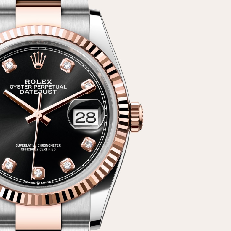 rolex Datejust in Everose Rolesor - combination of Oystersteel and Everose gold, M126231-0020 - Globaltimepieces