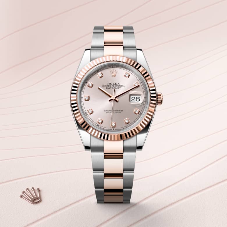 rolex Datejust in Everose Rolesor - combination of Oystersteel and Everose gold, M126331-0007 - Globaltimepieces