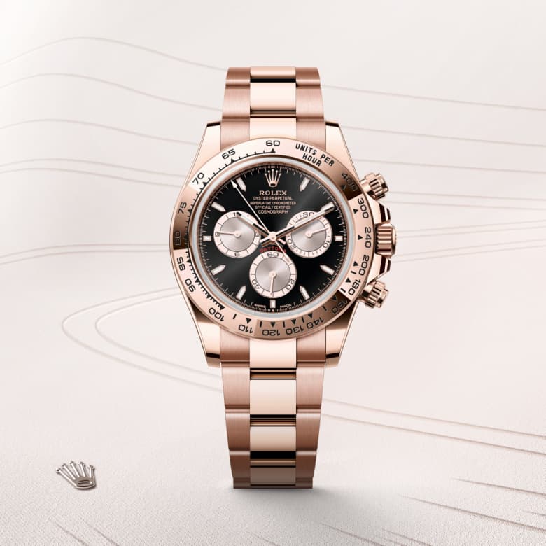 rolex Cosmograph Daytona in 18 ct Everose gold, M126505-0001 - Globaltimepieces