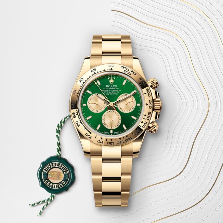 rolex Cosmograph Daytona in 18 ct yellow gold, M126508-0008 - Globaltimepieces