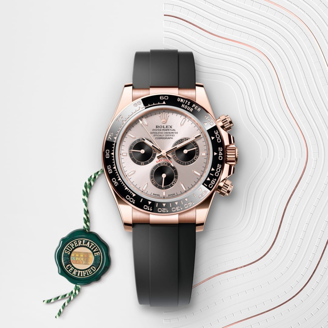 rolex Cosmograph Daytona in 18 ct Everose gold, M126515LN-0006 - Globaltimepieces