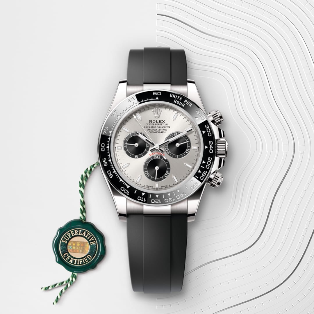 rolex Cosmograph Daytona in 18 ct white gold, M126519LN-0006 - Globaltimepieces