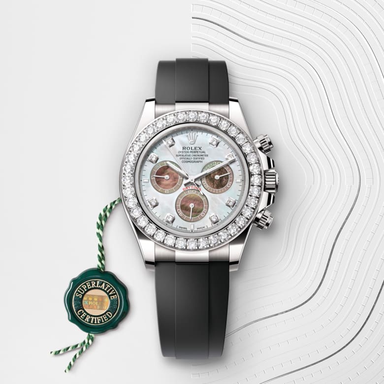 rolex Cosmograph Daytona in 18 ct white gold, M126589RBR-0001 - Globaltimepieces