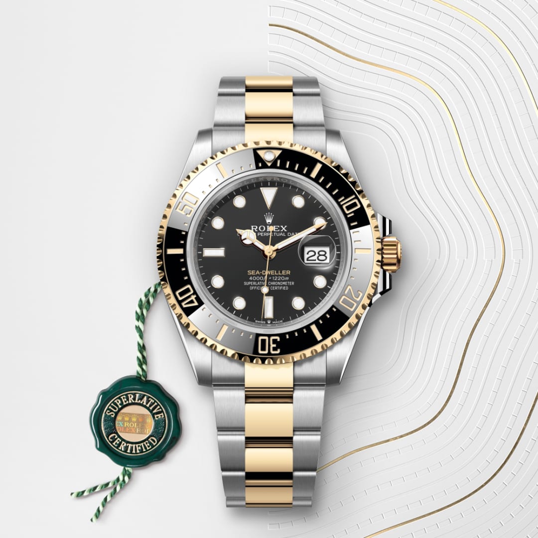rolex Sea-Dweller in Yellow Rolesor - combination of Oystersteel and yellow gold, M126603-0001 - Globaltimepieces