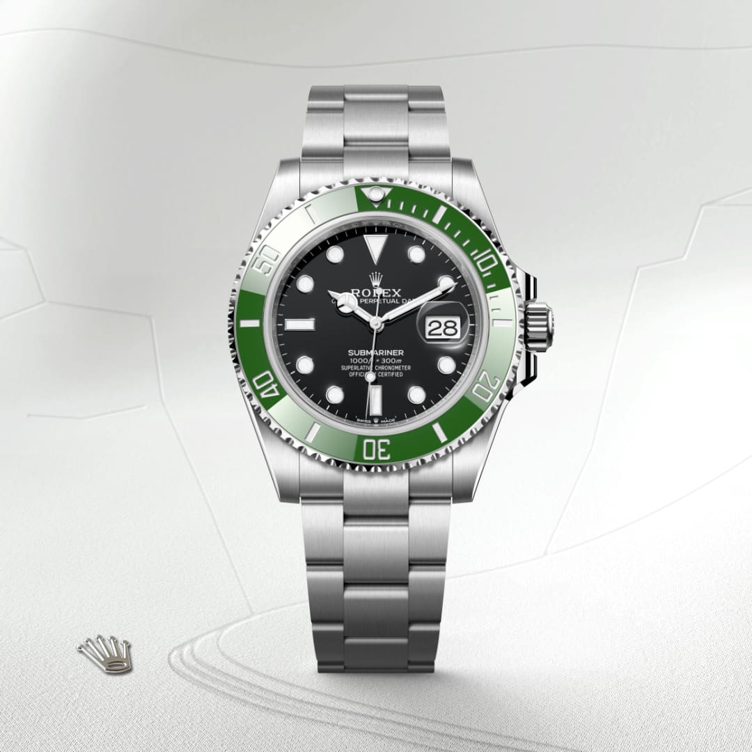 rolex Submariner in Oystersteel, M126610LV-0002 - Globaltimepieces
