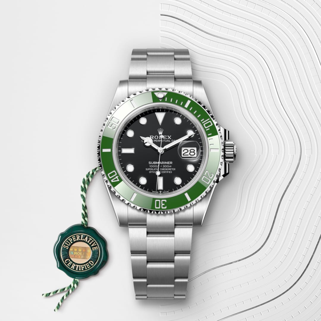 rolex Submariner in Oystersteel, M126610LV-0002 - Globaltimepieces