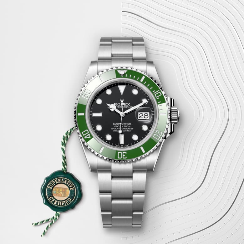 rolex Submariner in Oystersteel, M126610LV-0002 - Globaltimepieces