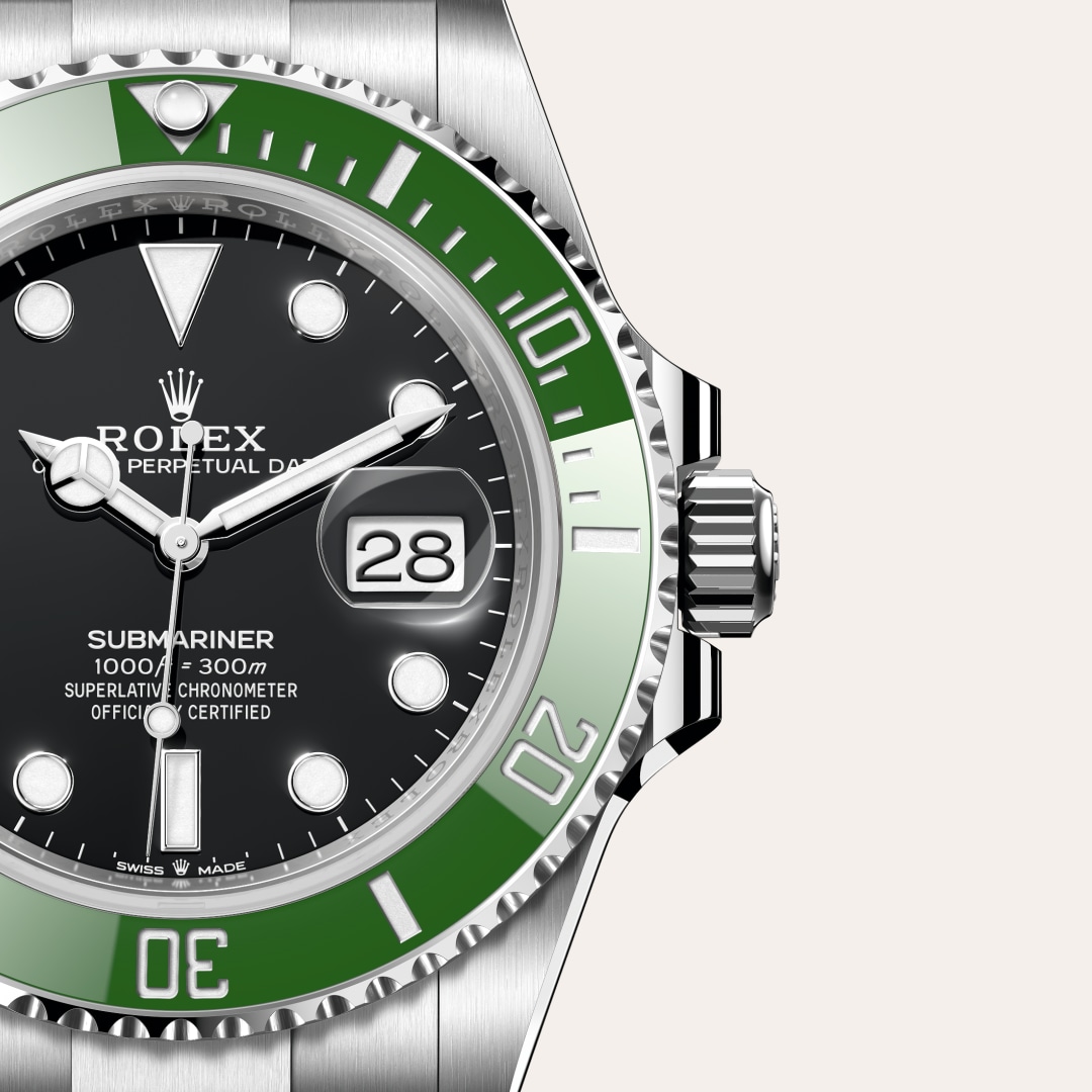 rolex Submariner in Oystersteel, M126610LV-0002 - Globaltimepieces