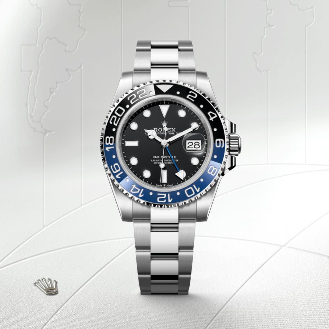 rolex GMT-Master II in Oystersteel, M126710BLNR-0003 - Globaltimepieces