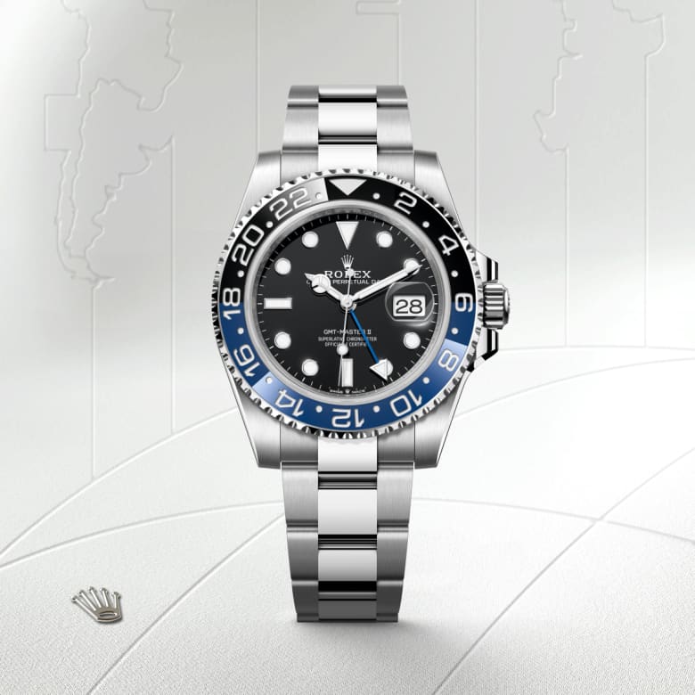 rolex GMT-Master II in Oystersteel, M126710BLNR-0003 - Globaltimepieces