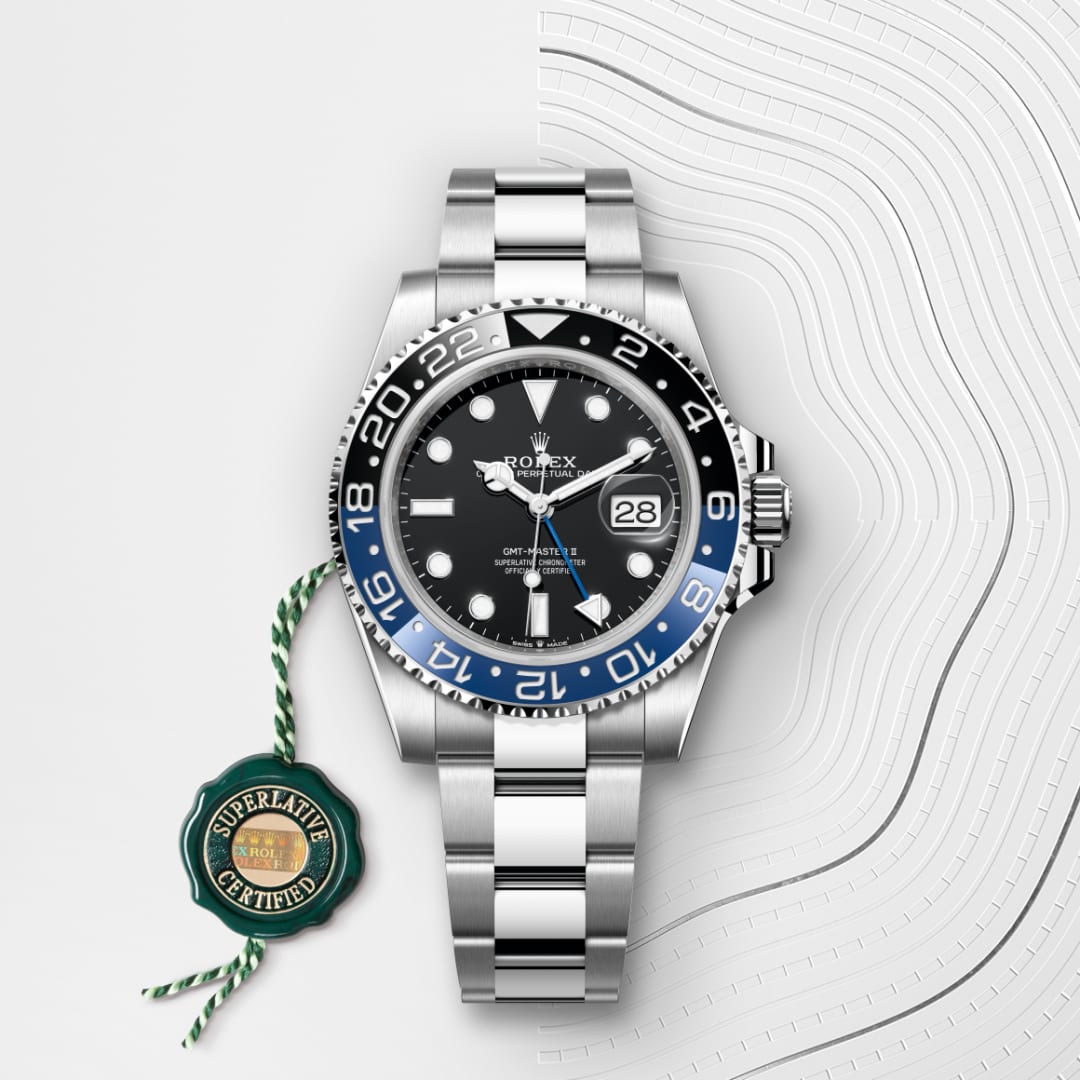 rolex GMT-Master II in Oystersteel, M126710BLNR-0003 - Globaltimepieces