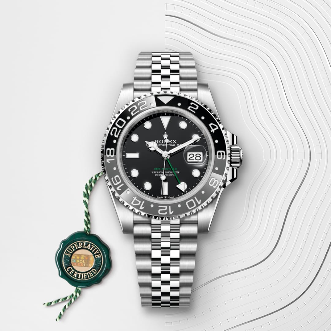 rolex GMT-Master II in Oystersteel, M126710GRNR-0003 - Globaltimepieces