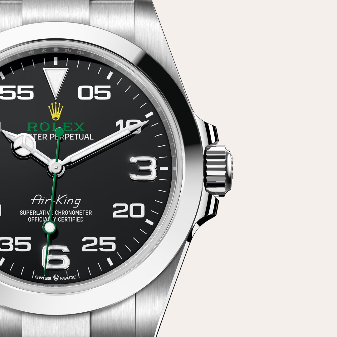 rolex Air-King in Oystersteel, M126900-0001 - Globaltimepieces