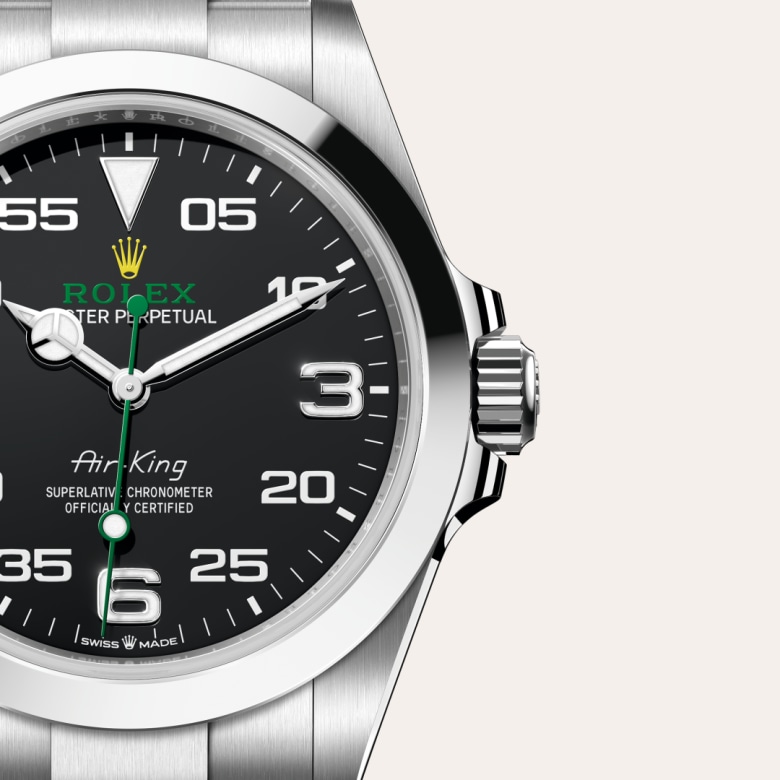 rolex Air-King in Oystersteel, M126900-0001 - Globaltimepieces