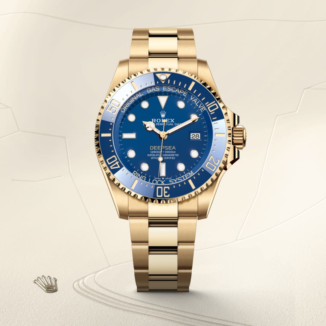 rolex Deepsea in 18 ct yellow gold, M136668LB-0001 - Globaltimepieces