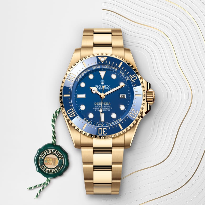rolex Deepsea in 18 ct yellow gold, M136668LB-0001 - Globaltimepieces
