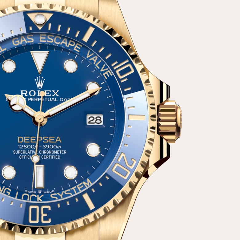 rolex Deepsea in 18 ct yellow gold, M136668LB-0001 - Globaltimepieces