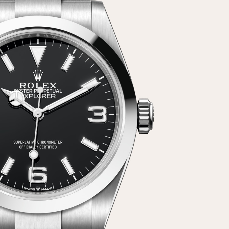 rolex Explorer in Oystersteel, M224270-0001 - Globaltimepieces