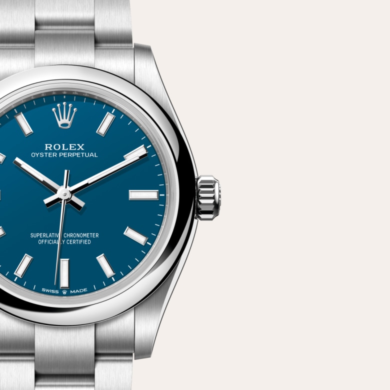 rolex Oyster Perpetual in Oystersteel, M277200-0017 - Globaltimepieces