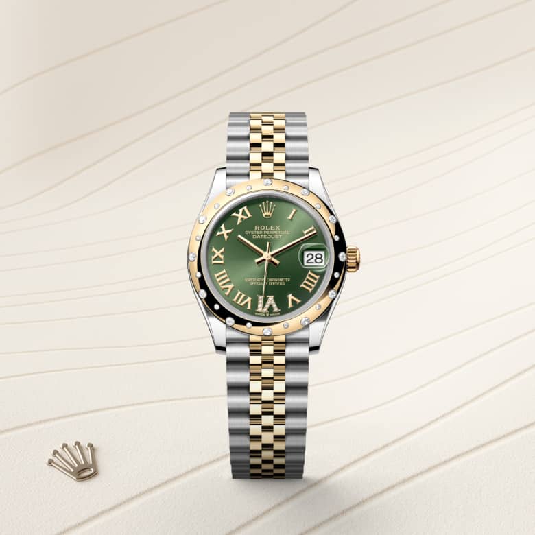 rolex Datejust in Yellow Rolesor - combination of Oystersteel and yellow gold, M278343RBR-0016 - Globaltimepieces