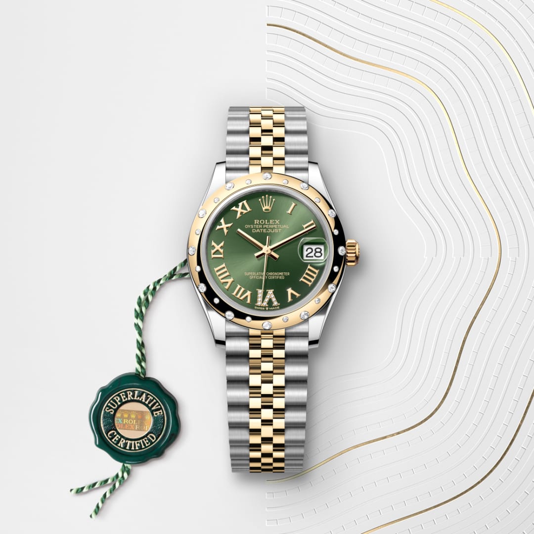 rolex Datejust in Yellow Rolesor - combination of Oystersteel and yellow gold, M278343RBR-0016 - Globaltimepieces