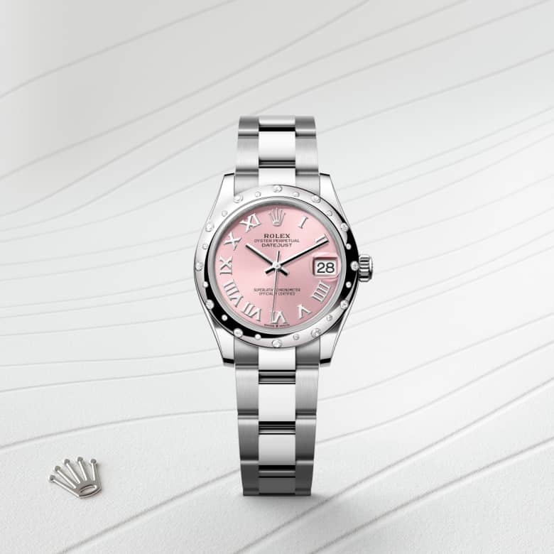 劳力士日志型腕表白色黄金钢(蚝式钢与白色黄金的组合)款,M278344RBR-0021 - Globaltimepieces