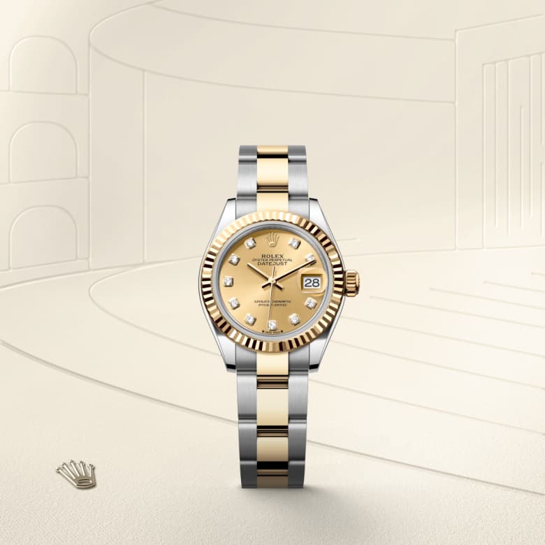 rolex Lady-Datejust in Yellow Rolesor - combination of Oystersteel and yellow gold, M279173-0012 - Globaltimepieces