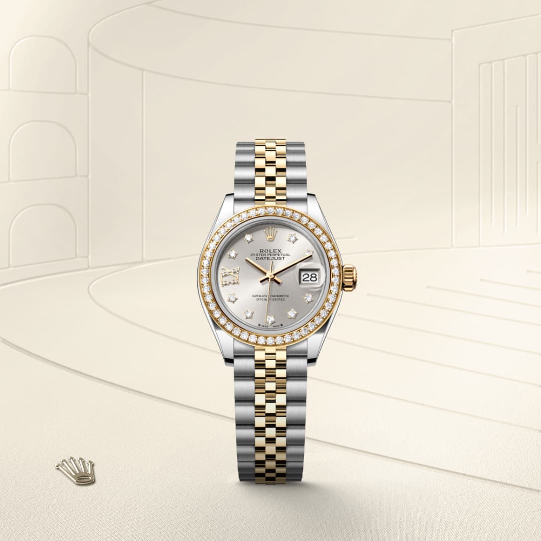 rolex Lady-Datejust in Yellow Rolesor - combination of Oystersteel and yellow gold, M279383RBR-0003 - Globaltimepieces