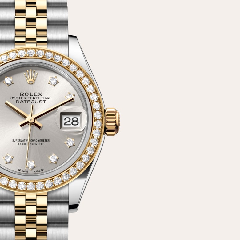 rolex Lady-Datejust in Yellow Rolesor - combination of Oystersteel and yellow gold, M279383RBR-0003 - Globaltimepieces