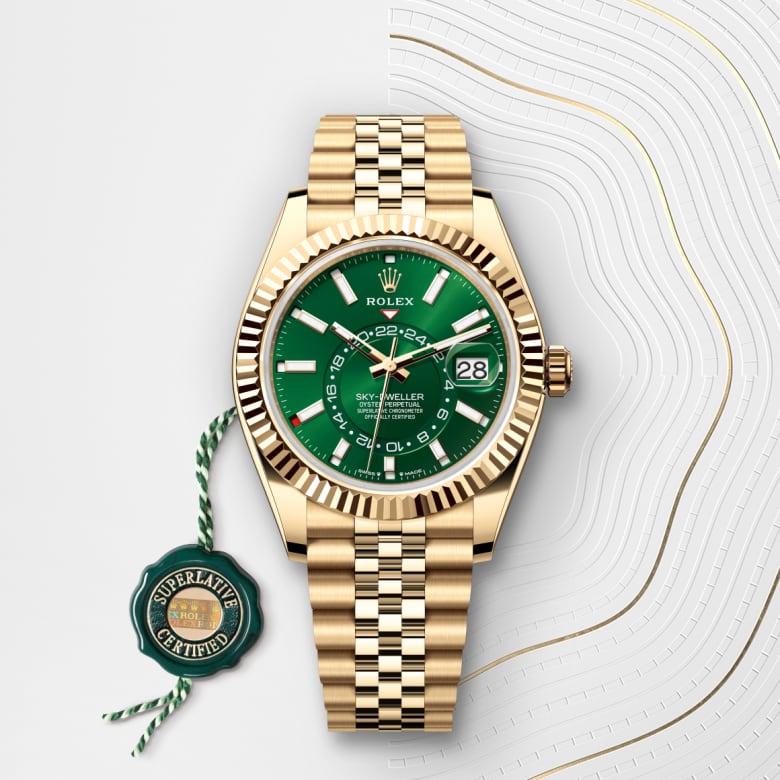 rolex Sky-Dweller in 18 ct yellow gold, M336938-0008 - Globaltimepieces