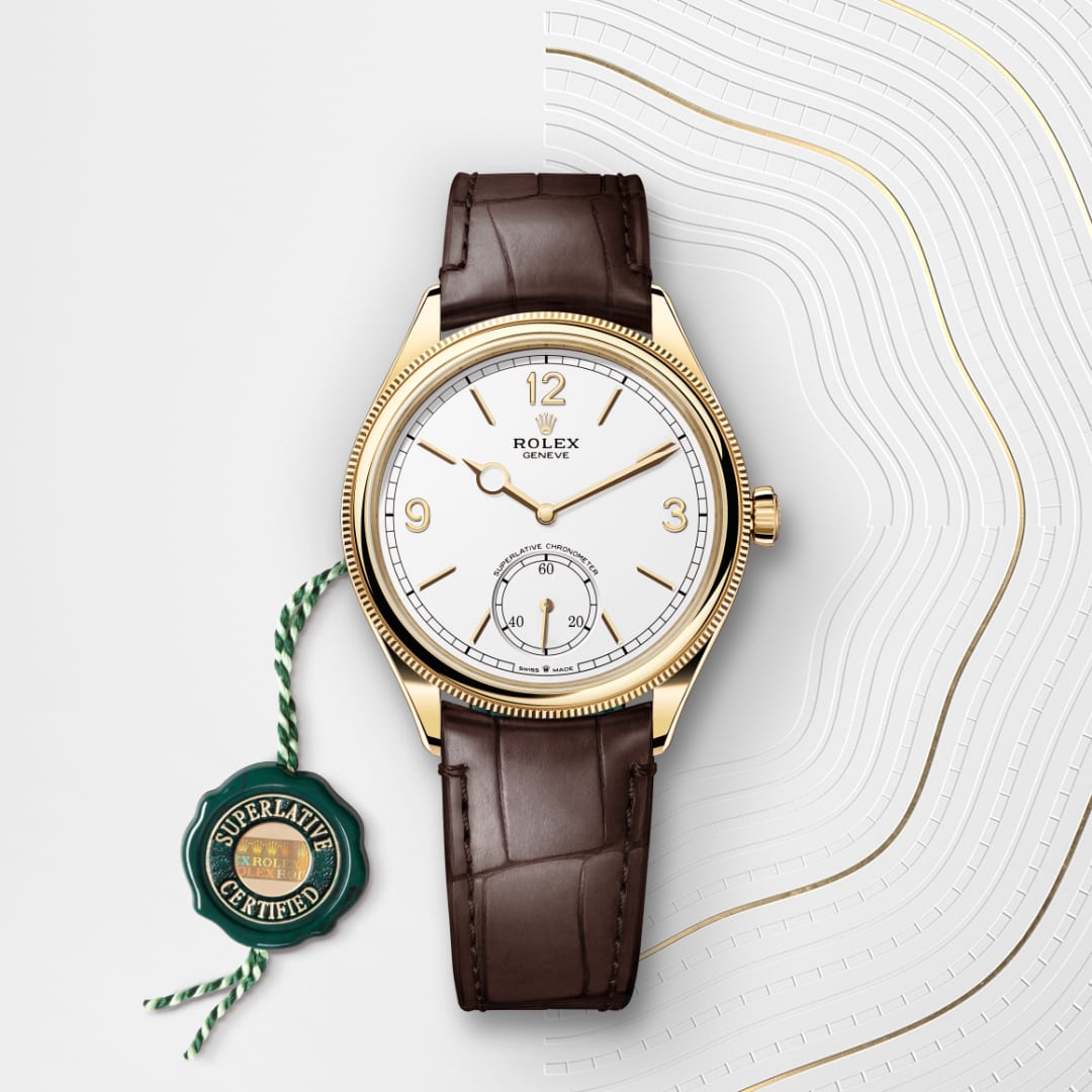 rolex 1908 in 18 ct yellow gold, M52508-0006 - Globaltimepieces