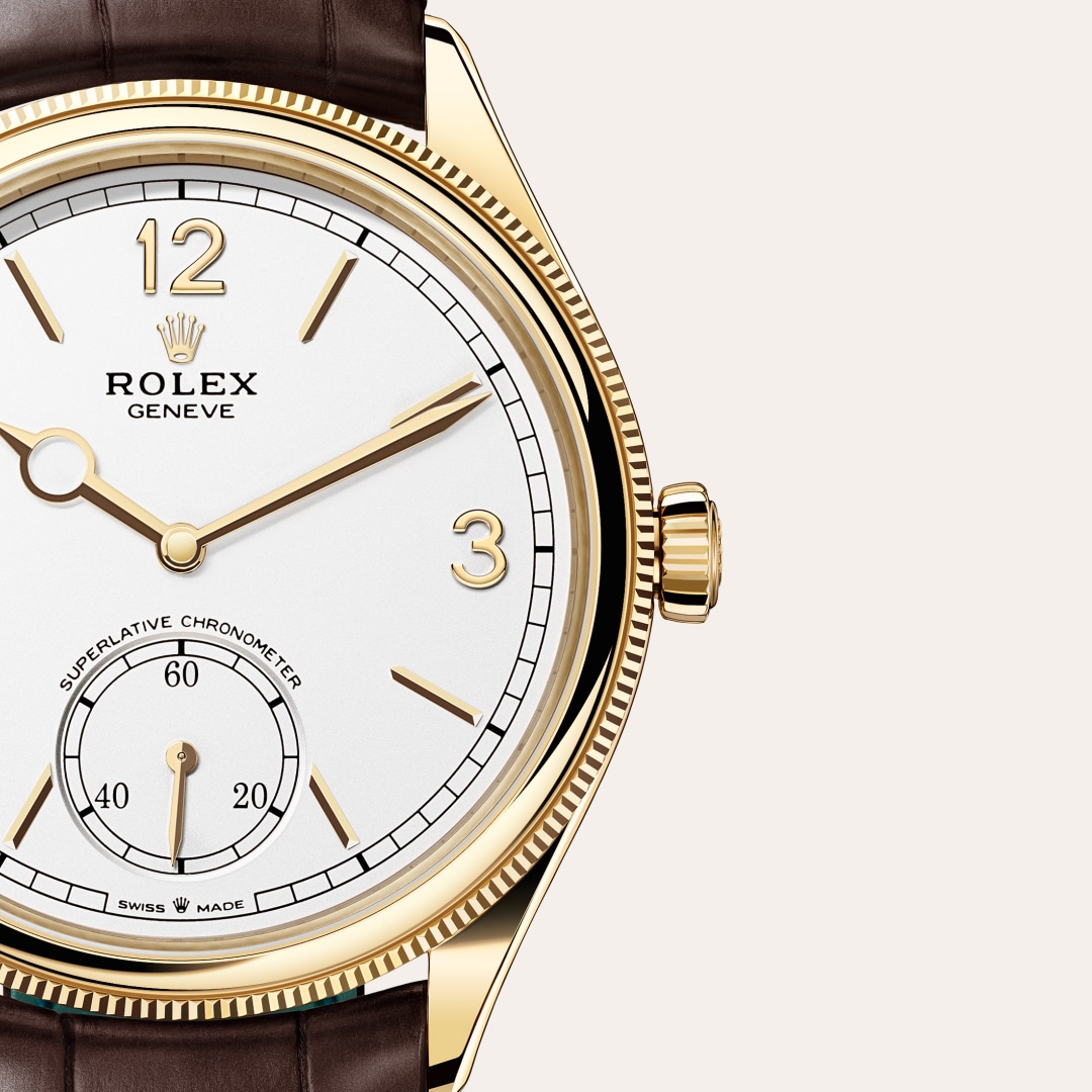 rolex 1908 in 18 ct yellow gold, M52508-0006 - Globaltimepieces