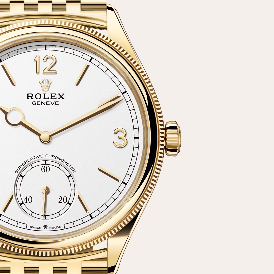 rolex 1908 in 18 ct yellow gold, M52508-0008 - Globaltimepieces