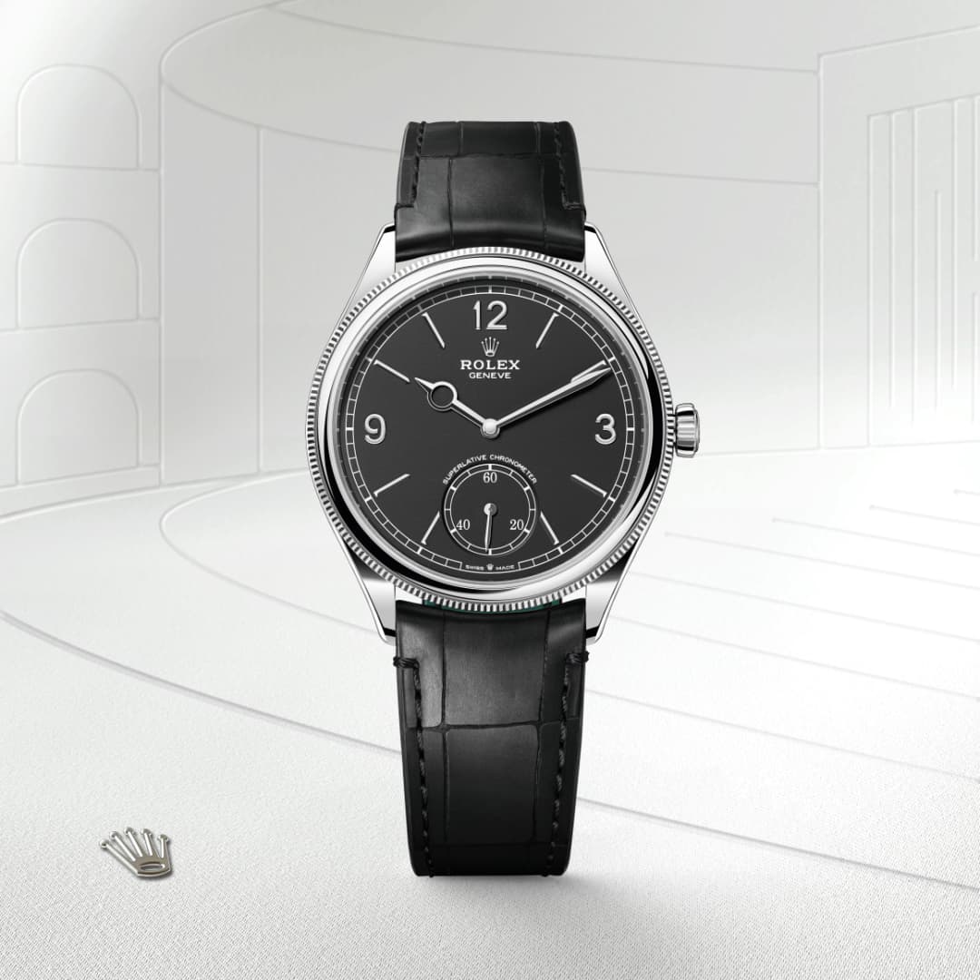 rolex 1908 in 18 ct white gold, M52509-0002 - Globaltimepieces