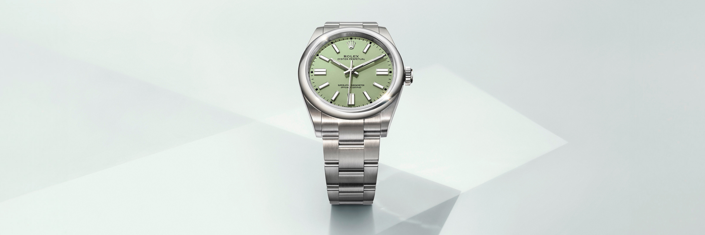 rolex Oyster Perpetual in Oystersteel, M134300-0006 - Globaltimepieces