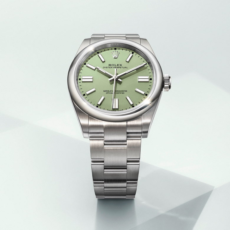rolex Oyster Perpetual in Oystersteel, M134300-0006 - Globaltimepieces