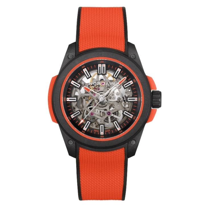 Wild ONE 42mm Skeleton Coral Red Black Dial