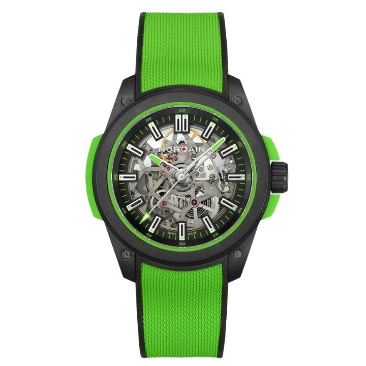 Wild ONE 42mm Skeleton Gecko Green Black Dial