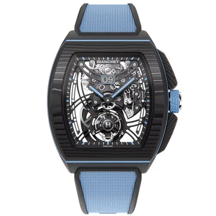 Flying Tourbillon Grande Date Carbon Sky Blue
