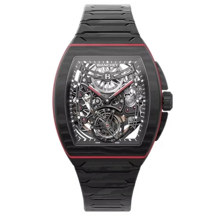 Flying Tourbillon UltraFino Skeleton Carbon Red
