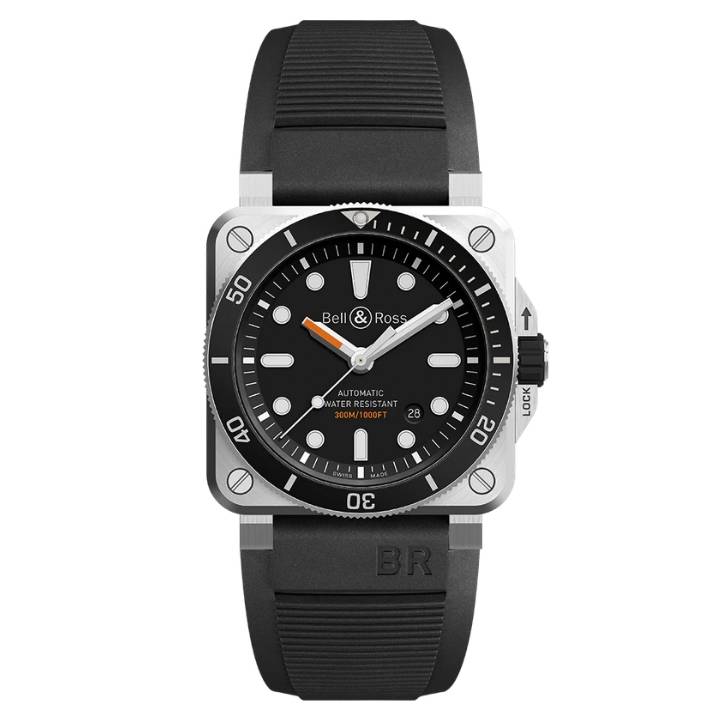 BR 03-92 Diver Black Steel
