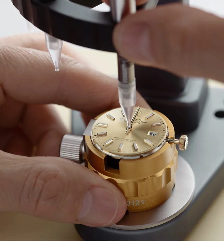 rolex servicing procedure