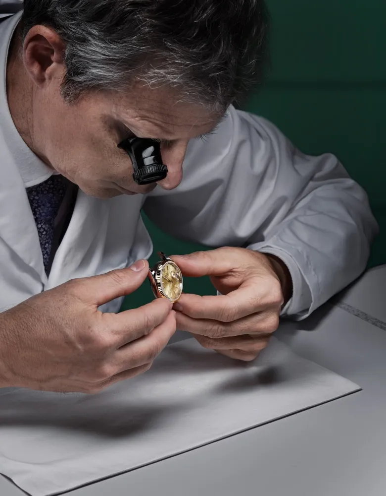 rolex servicing procedure