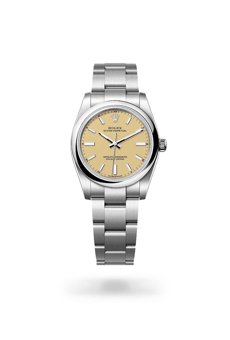 Rolex Oyster Perpetual 34腕錶蠔式鋼款，M124200-0007 - 高時錶行