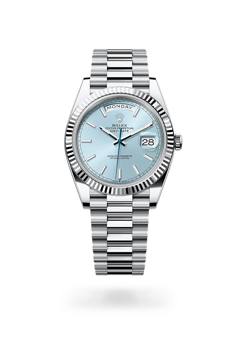 Rolex Day-Date 40 in Platinum, M228236-0018 - Global Timepieces